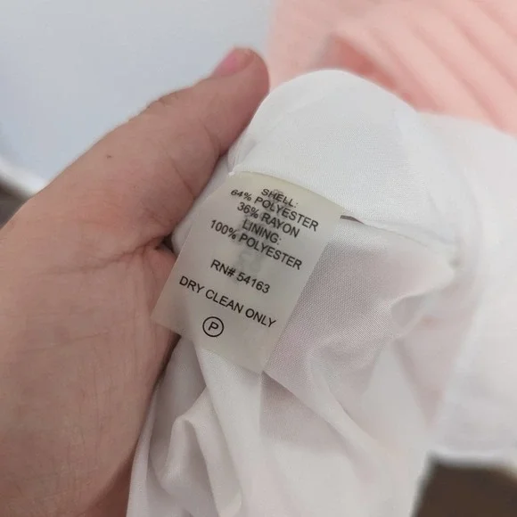 Tommy Hilfiger Pale Pink Ribbon Dress Size 6 Aline Spring Easter - Picture 5 of 6